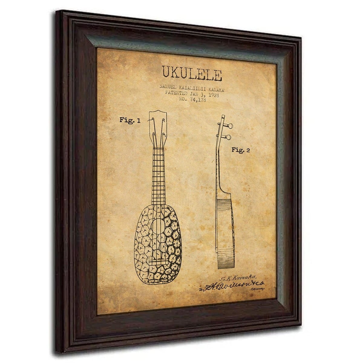 Personal-Prints art Ukulele String Instruments - Patent Art