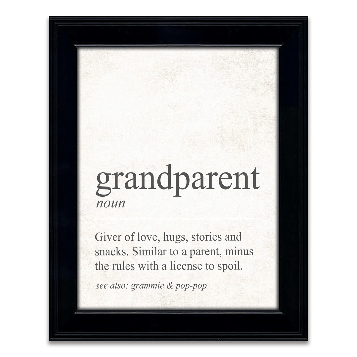 Personal-Prints art 14"x17" Framed Under Glass The Definition of Grandparent
