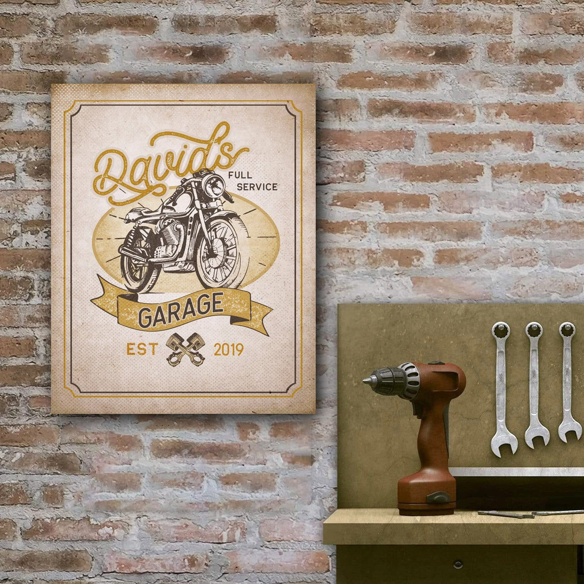 Personal-Prints art Vintage Motorcycle Signs