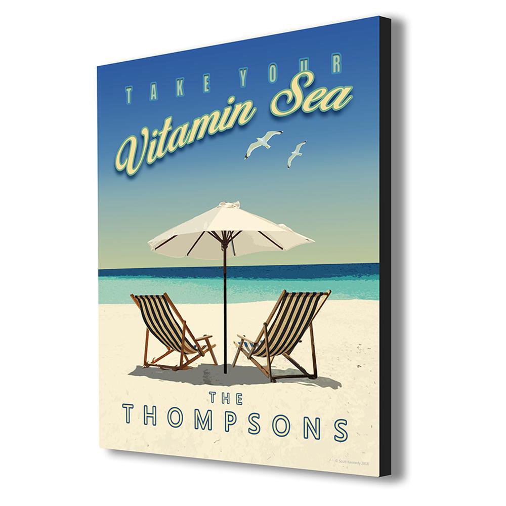Personal-Prints art 11"x14" Block Mount Vitamin SEA