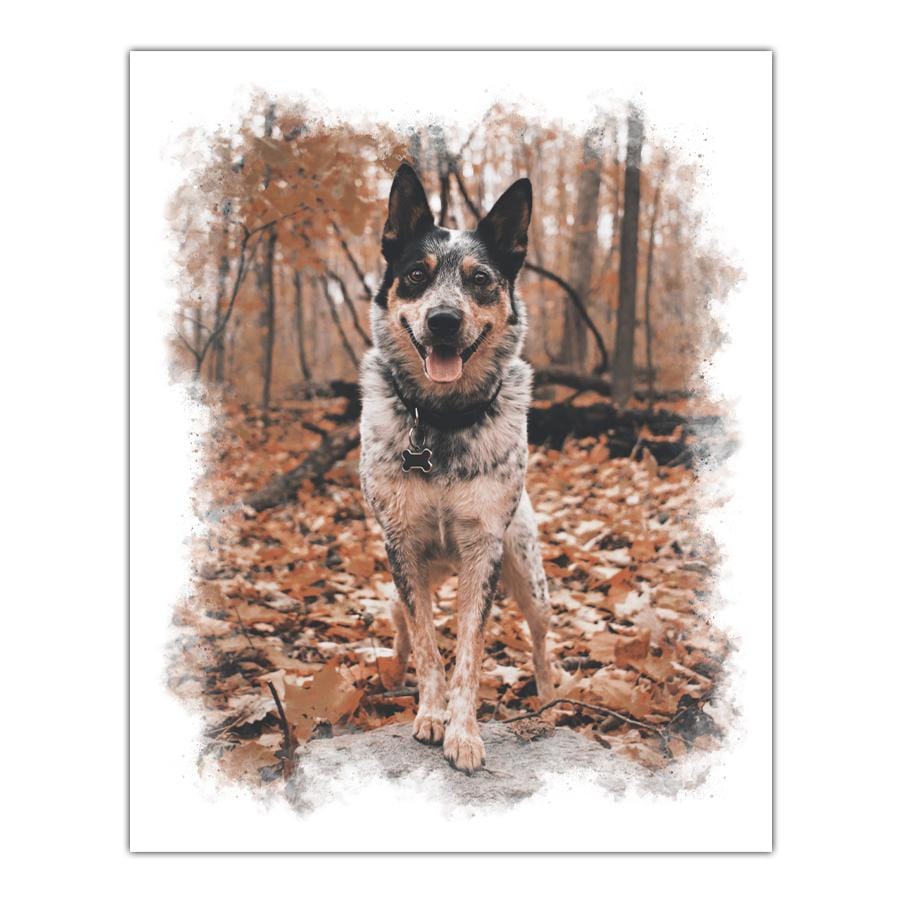 Personal-Prints art Watercolor Border Photo Art