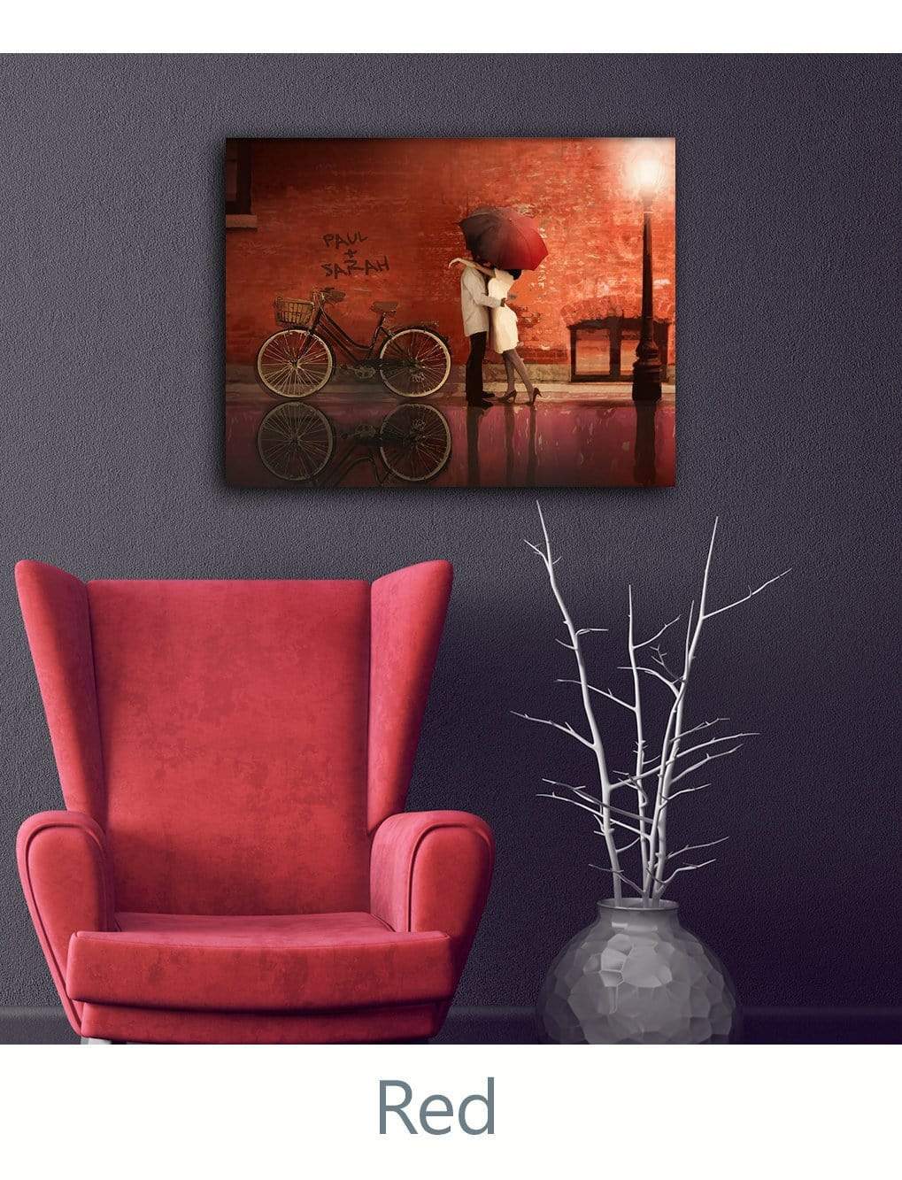 Red Wall Decor Inspiration