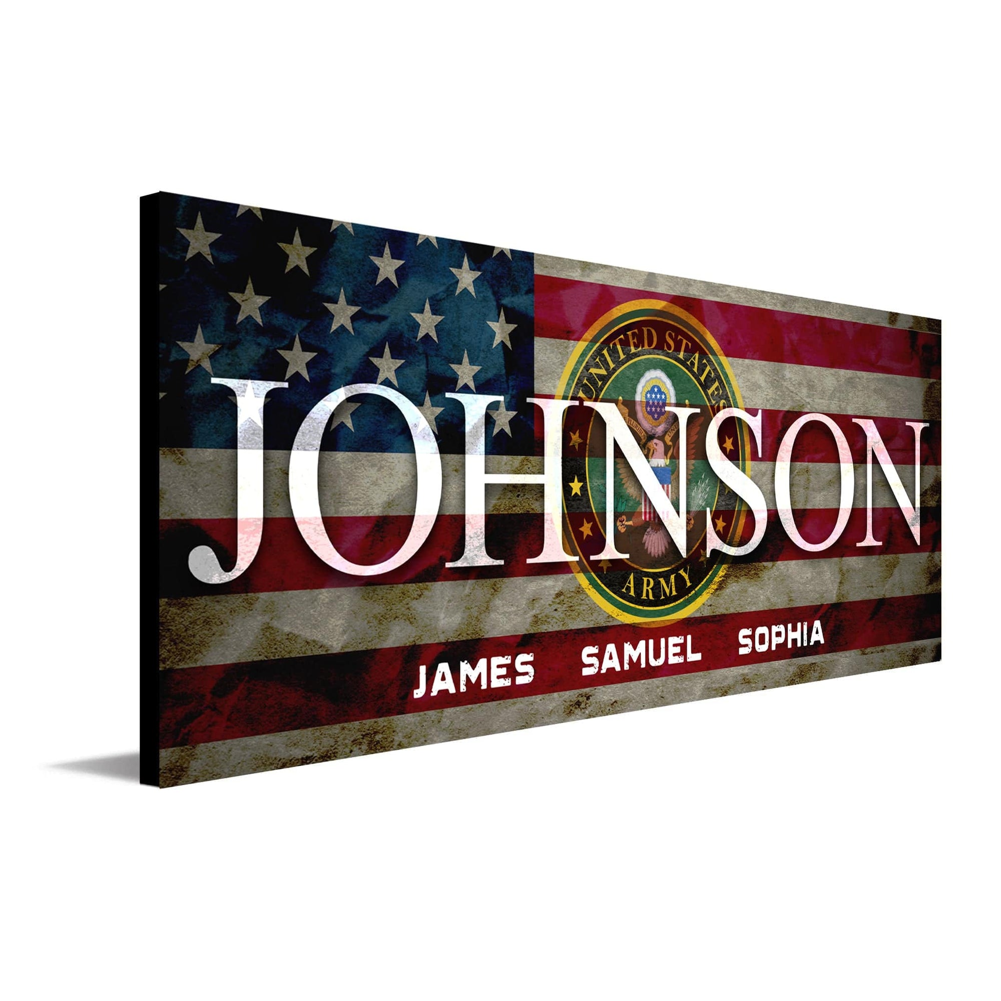 Personalized Military Sign 