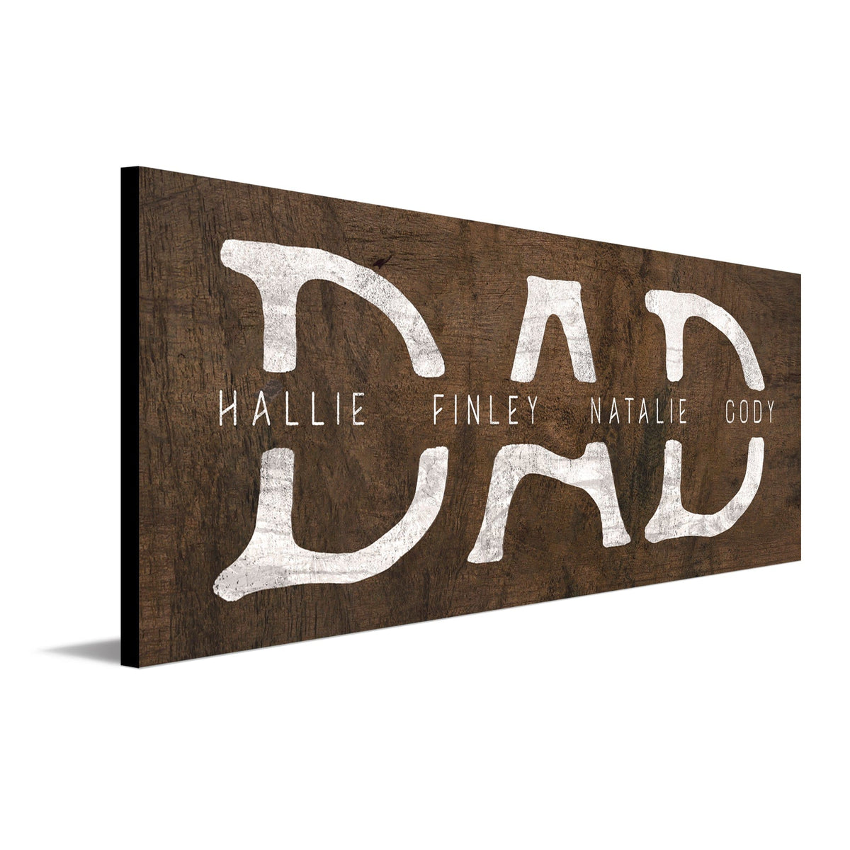 Personalized Dad Sign with names of Kids
