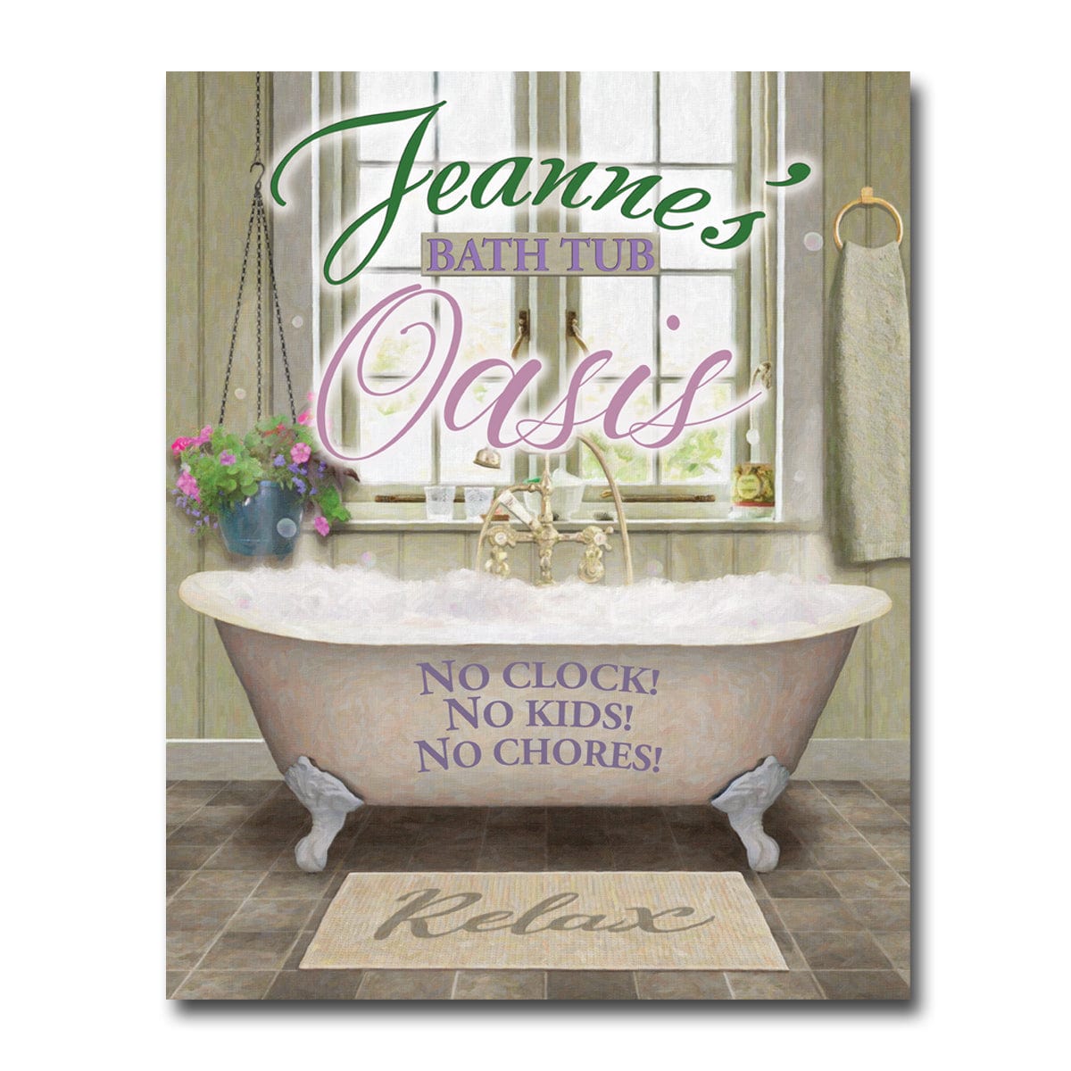 Fun Personalized Bathroom Decor from Personal Prints