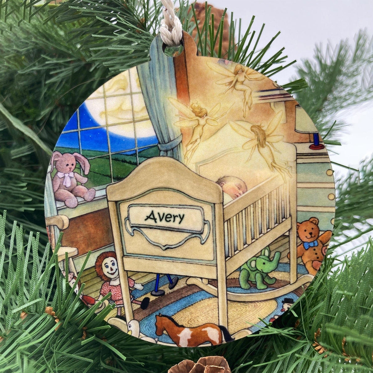 Personalized Baby First Chirstmas Ornament from Personal Prints