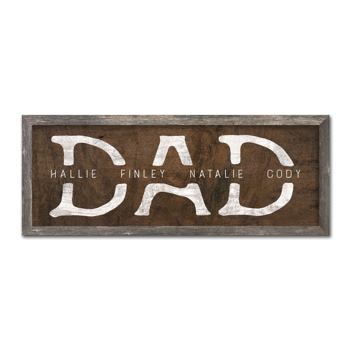 Personalized Framed Canvas Dad Gift