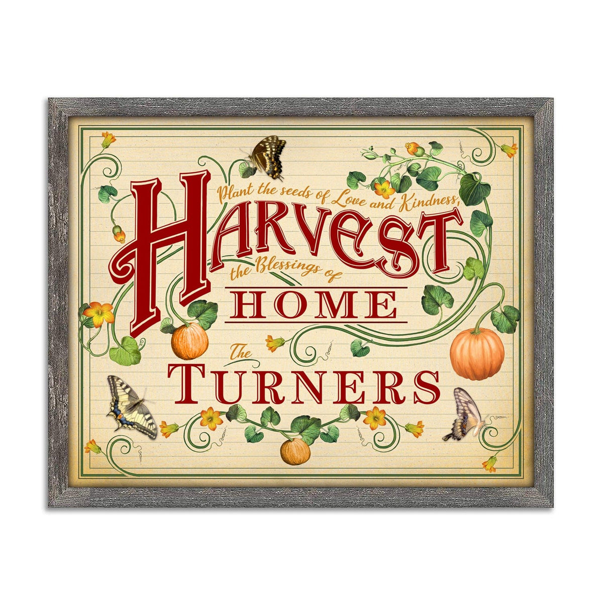 Framed Canvas Fall Harvest Decor from Personal Prints and Artist Jeffery Turner