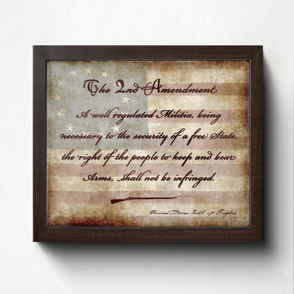 Personal-Prints art 2nd Amendment Framed Art