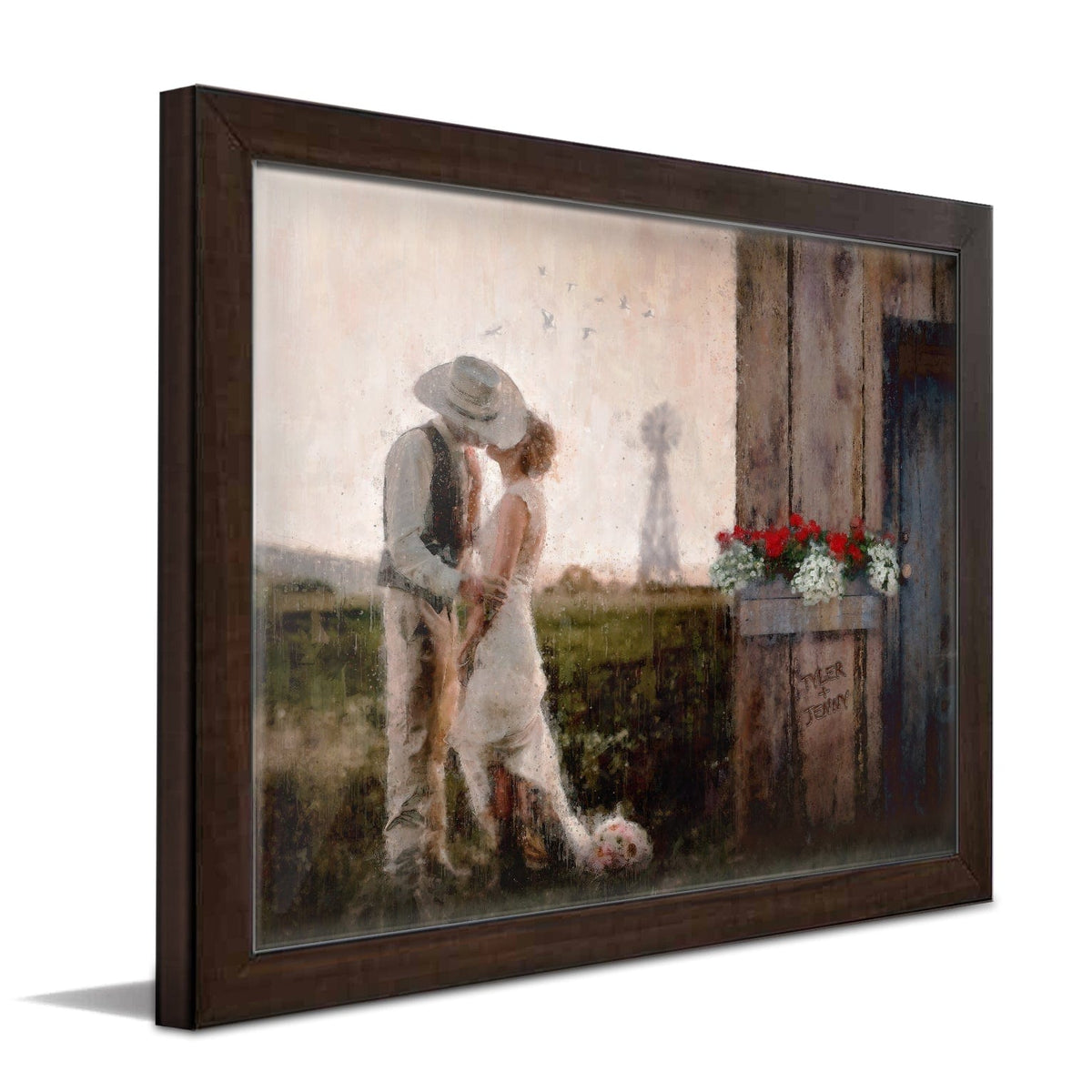 Personal-Prints art 11&quot;x14&quot; Framed Paper Print A Country Romance