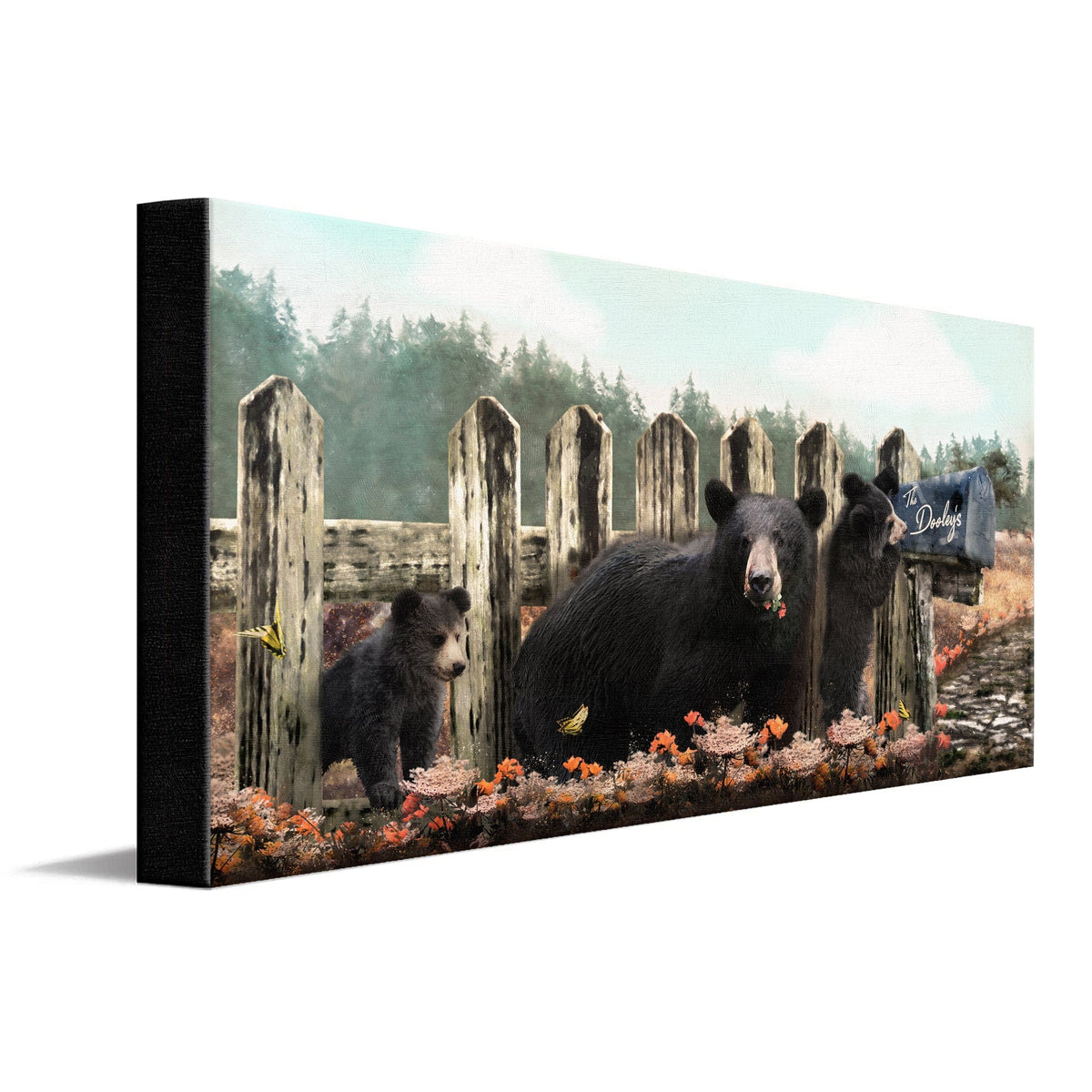 Personal-Prints art 16&quot;x32&quot; Stretched Canvas A Surprise Visit