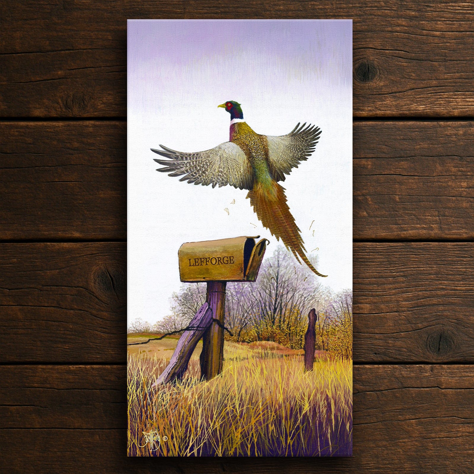 Personal-Prints art 16"x32" Stretched Canvas Air Mail
