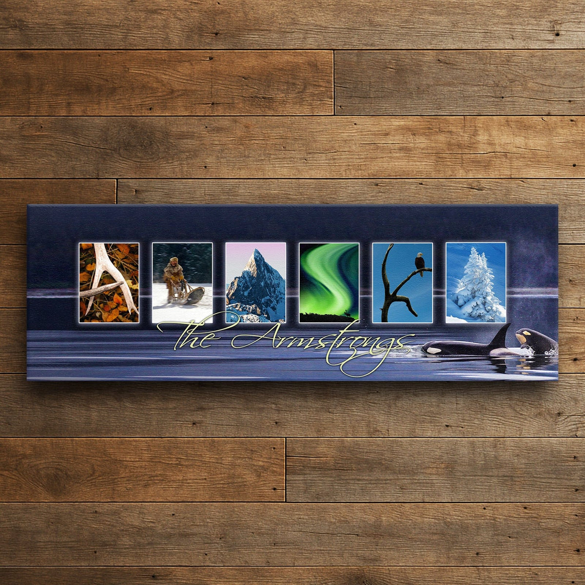 Personal-Prints art ALASKA - State Name Art