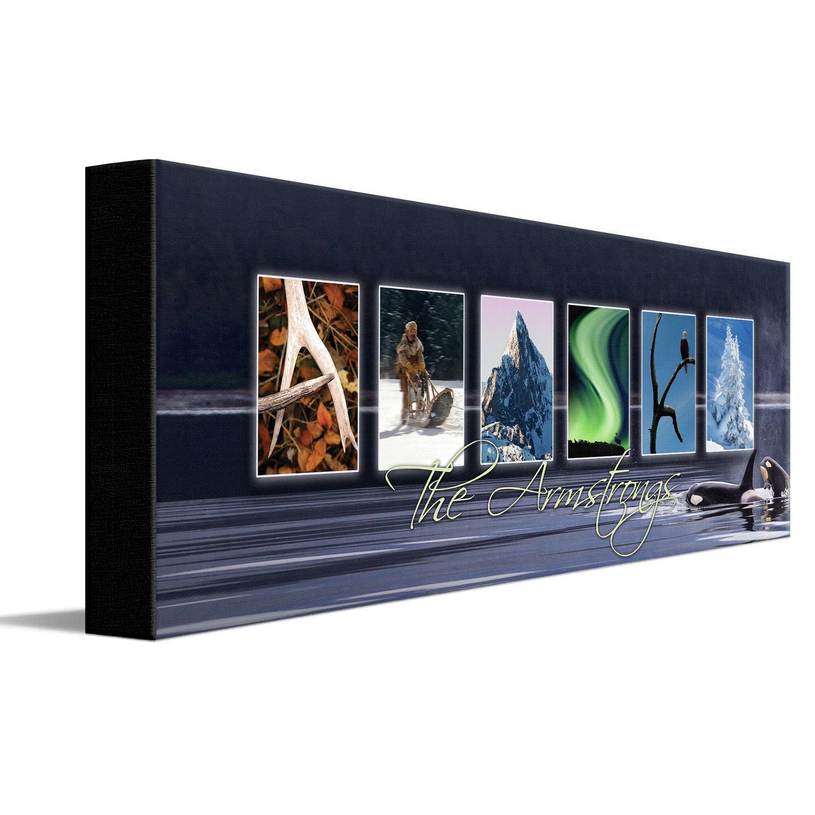 Personal-Prints art ALASKA - State Name Art