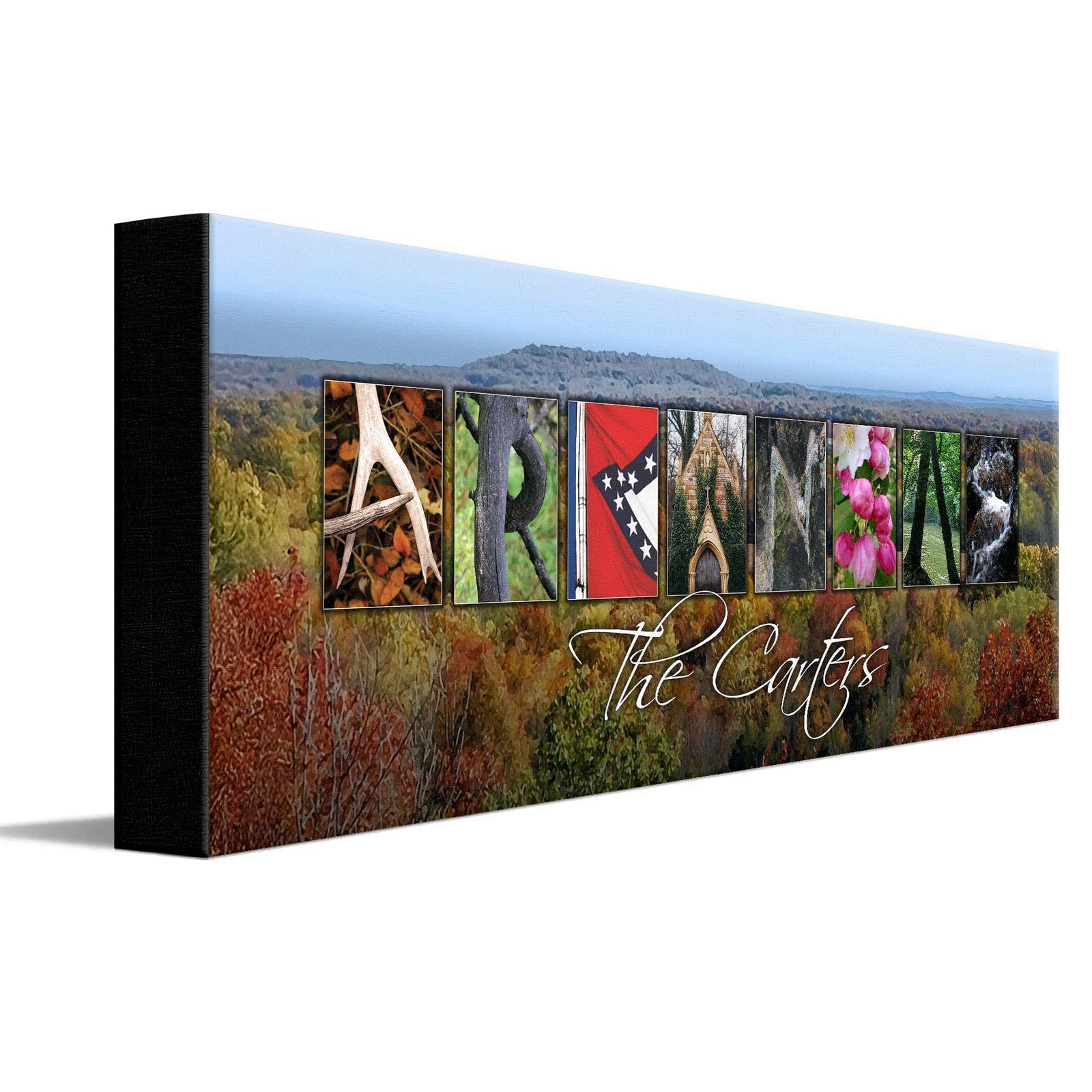 Personal-Prints art ARKANSAS - State Name Art