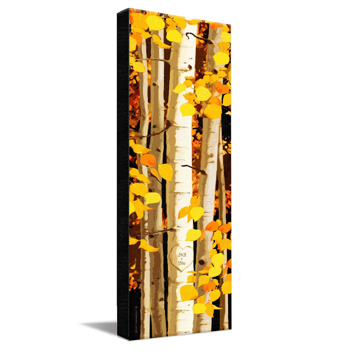 Personal-Prints art 6&quot;x18&quot; Stretched Canvas Aspen - Personalized Art