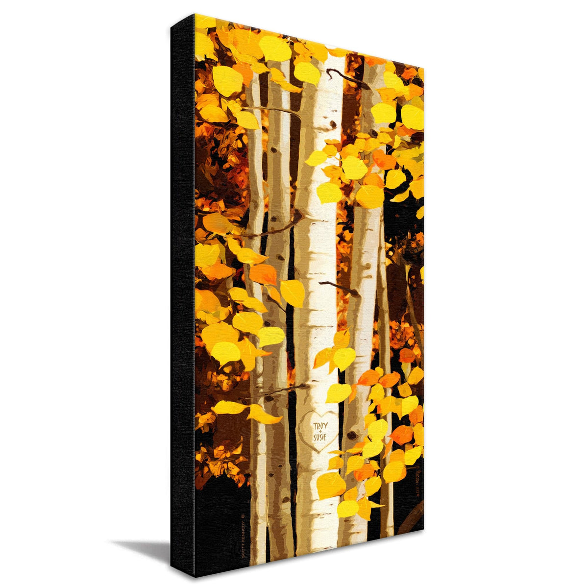 Personal-Prints art 16&quot;x32&quot; Stretched Canvas Aspen - Personalized Art