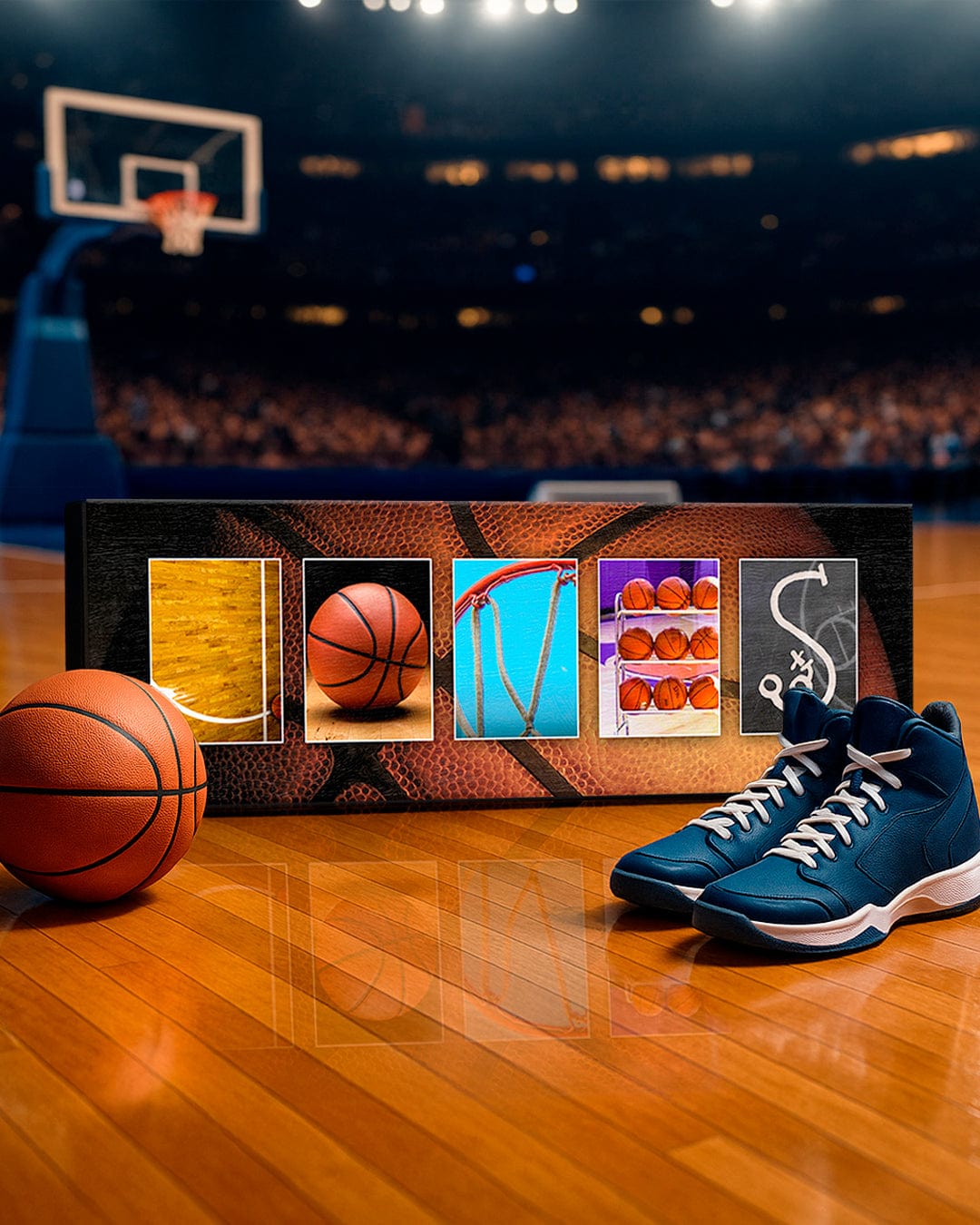 Personal-Prints art Basketball Letter Name Print