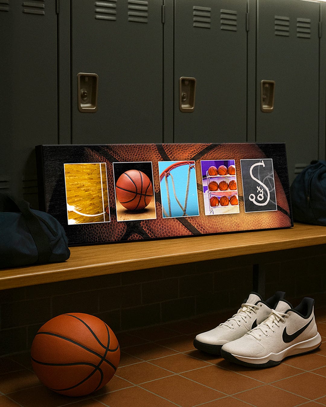 Personal-Prints art Basketball Letter Name Print
