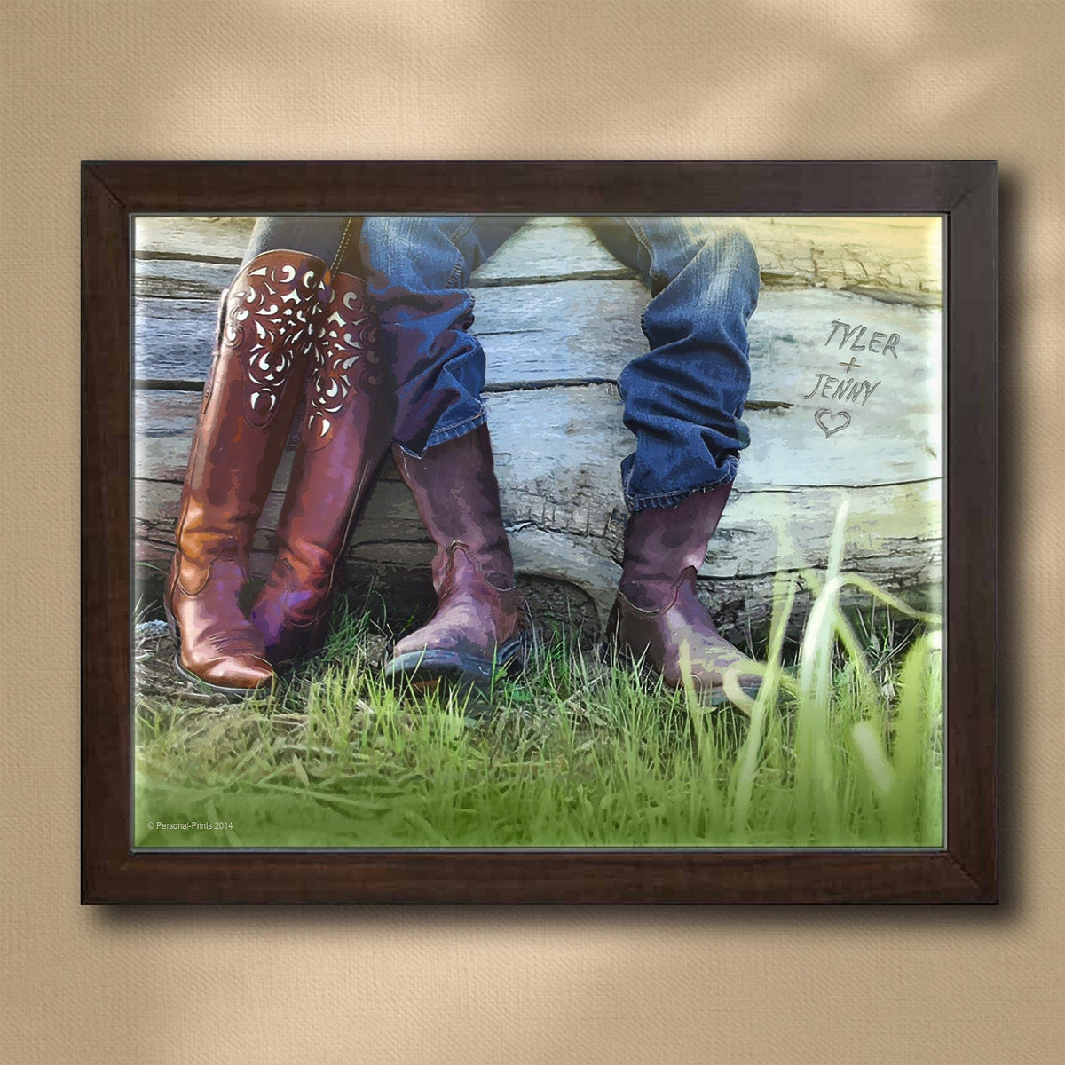 Personal-Prints art Boot Love
