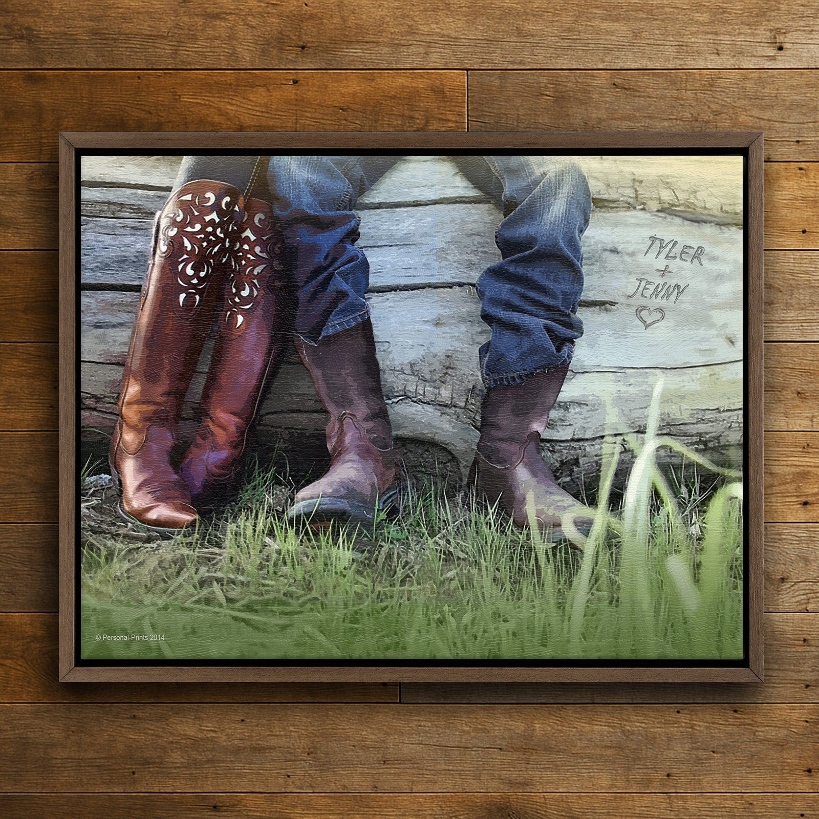 Personal-Prints art Boot Love