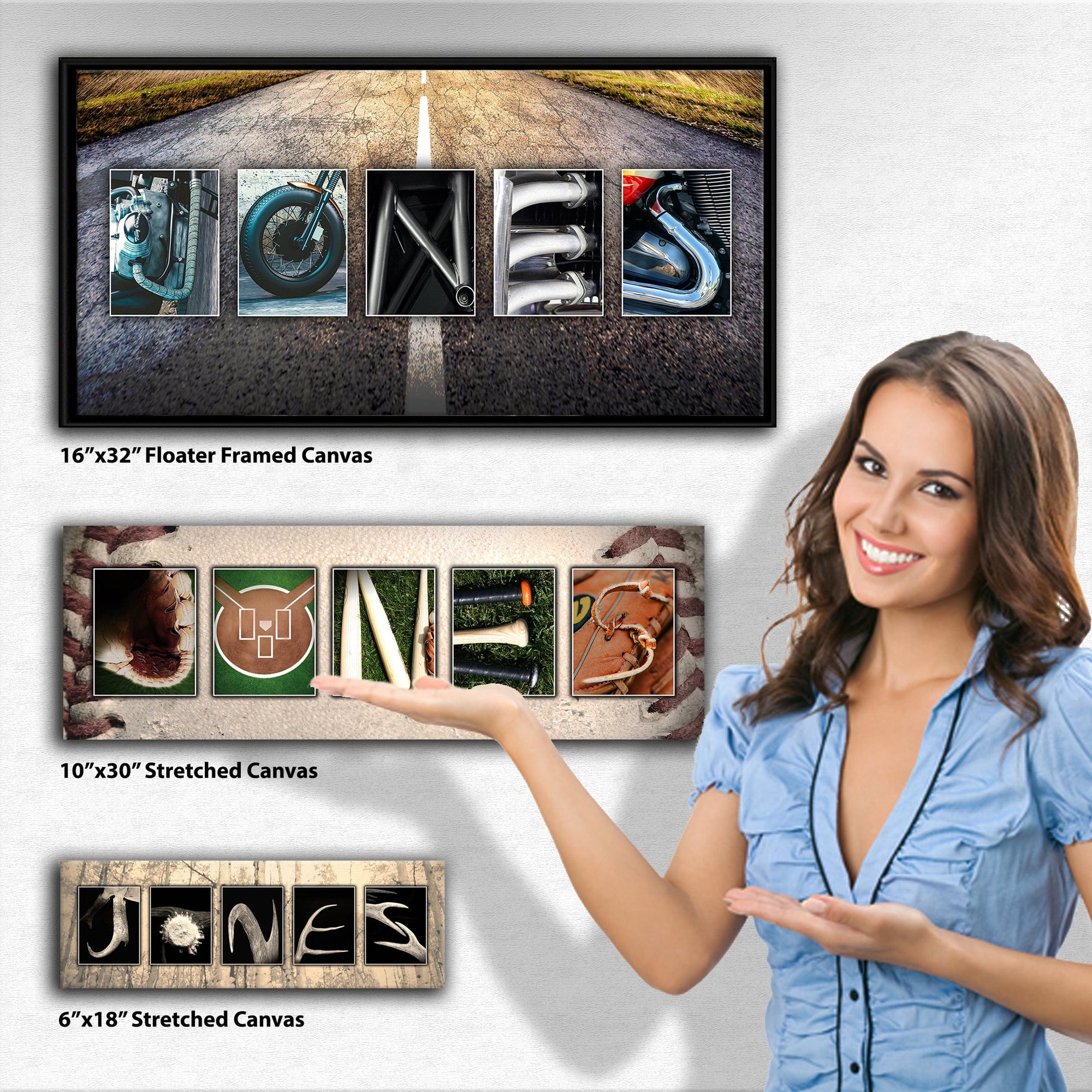 Coastal Beach Personalized Name Art - Order Custom Name Art Online ...