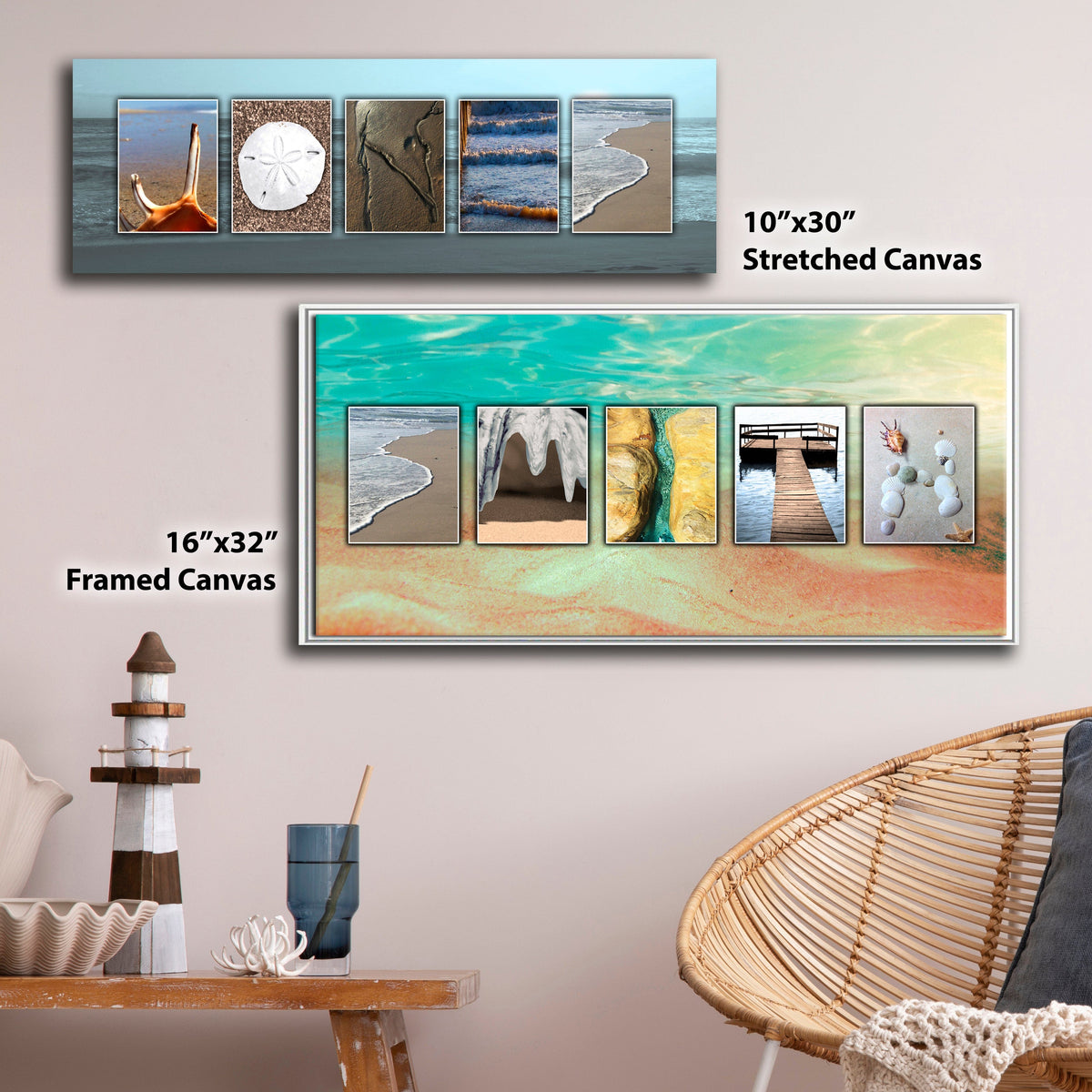 Personal-Prints art Coastal Beach Name Art