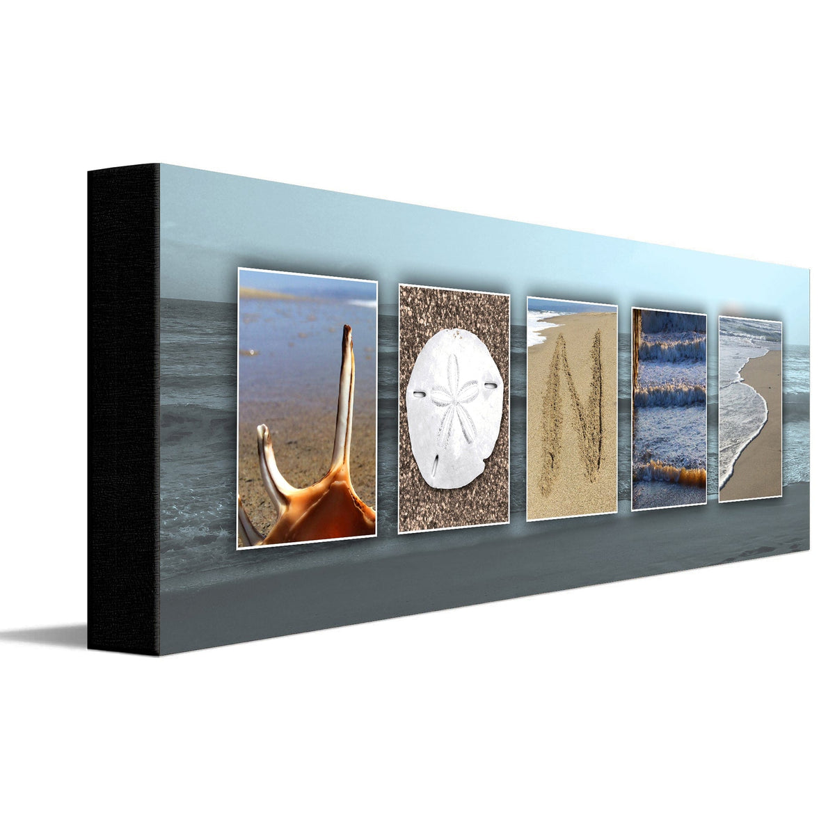 Personal-Prints art Coastal Beach Name Art