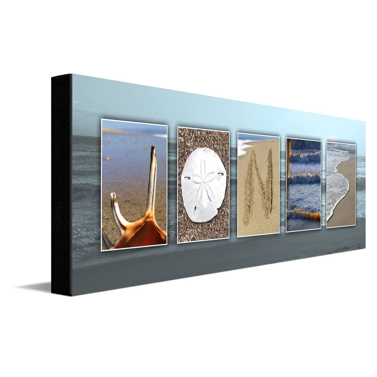 Personal-Prints art Coastal Beach Name Art