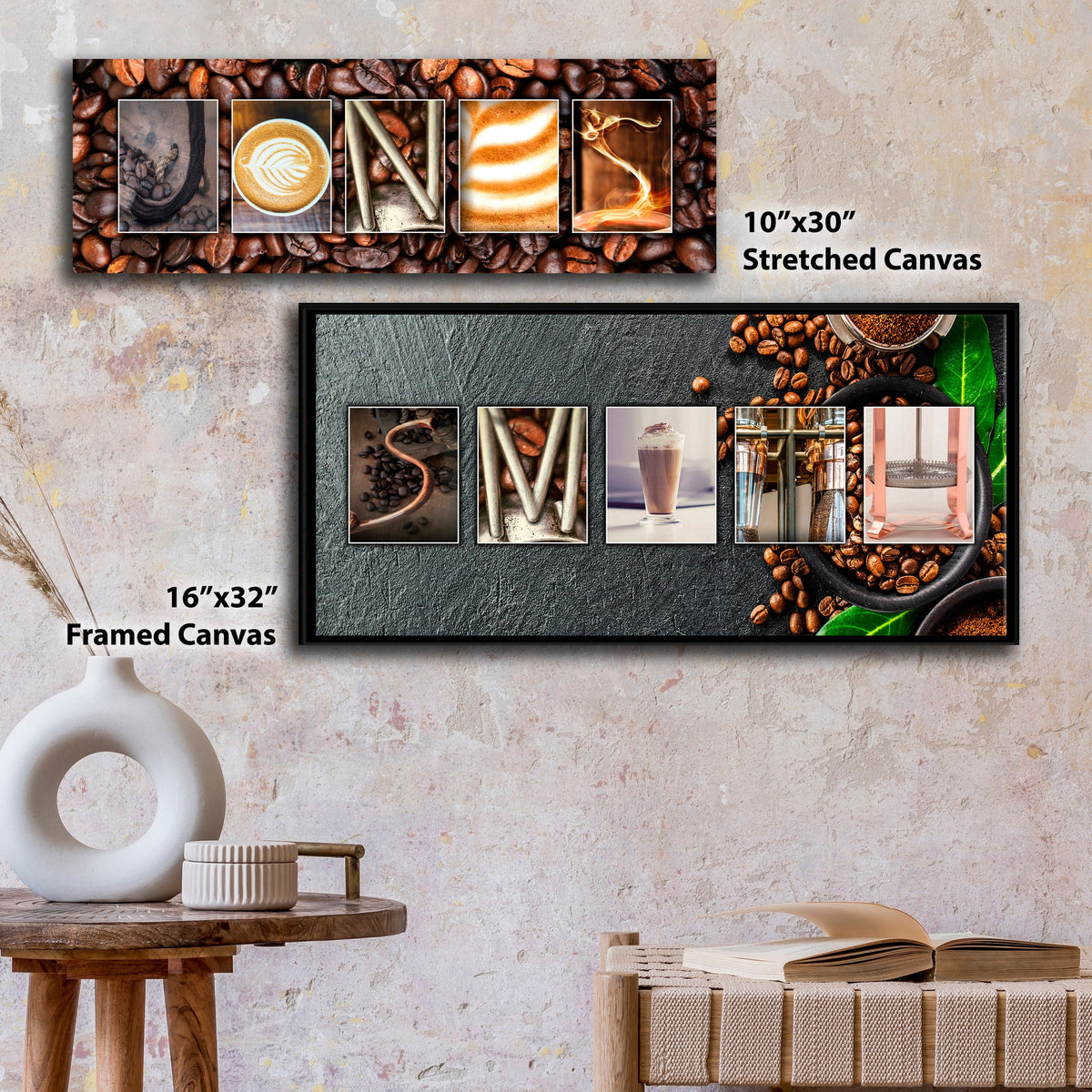 Personal-Prints art Coffee Letter Name Art Print