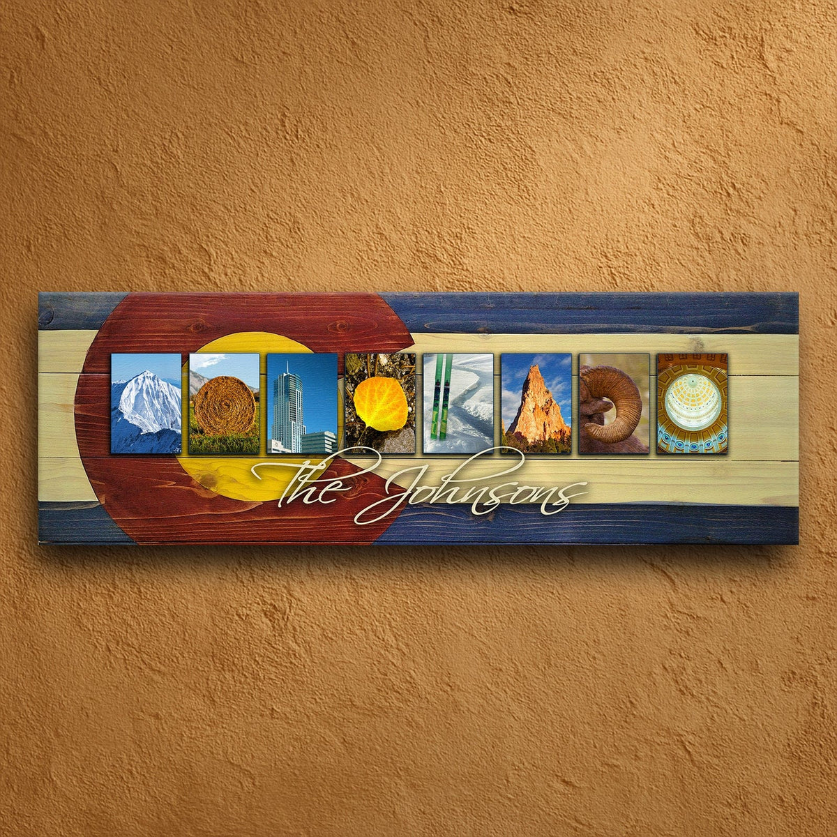 Personal-Prints art COLORADO - State Name Art