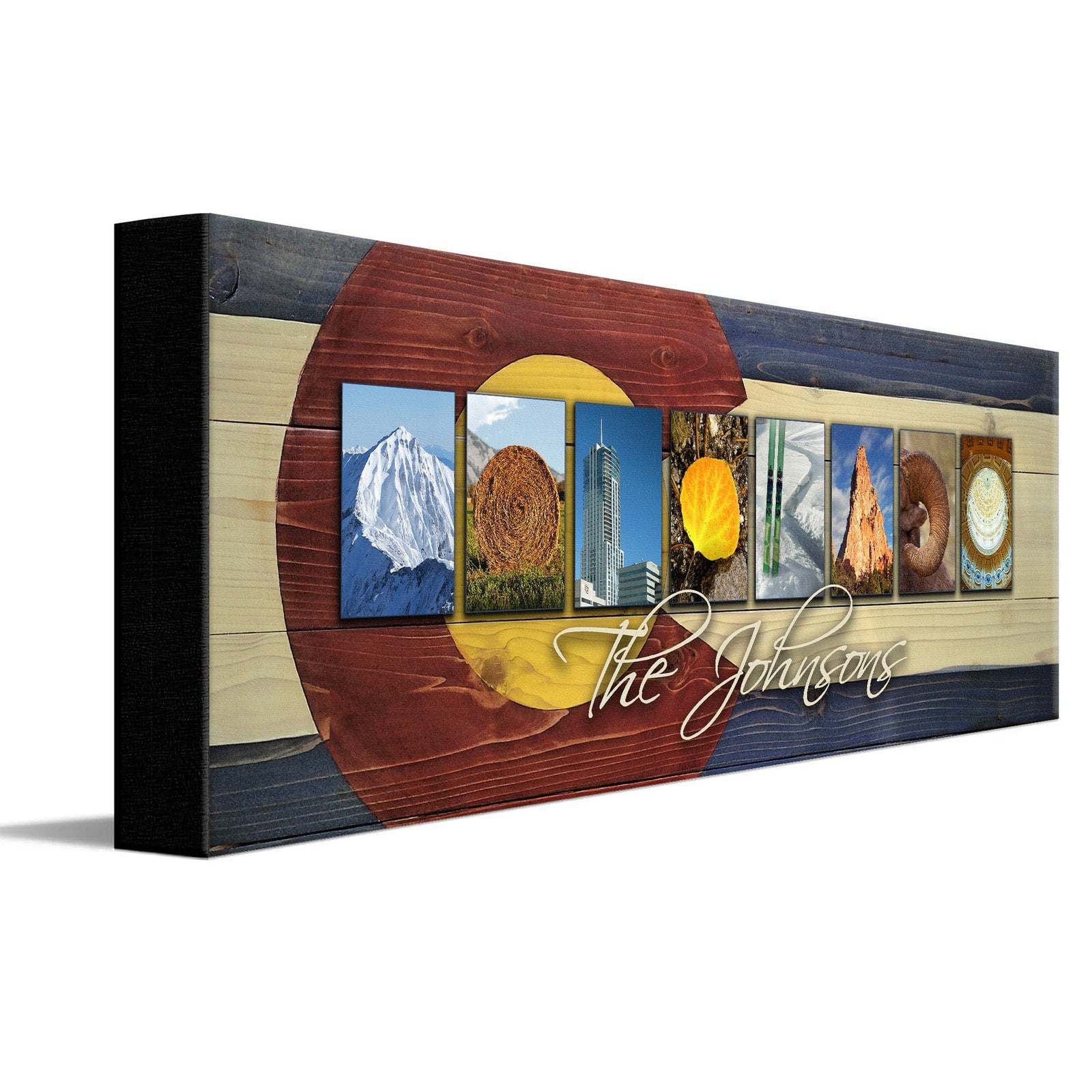 Personal-Prints art COLORADO - State Name Art
