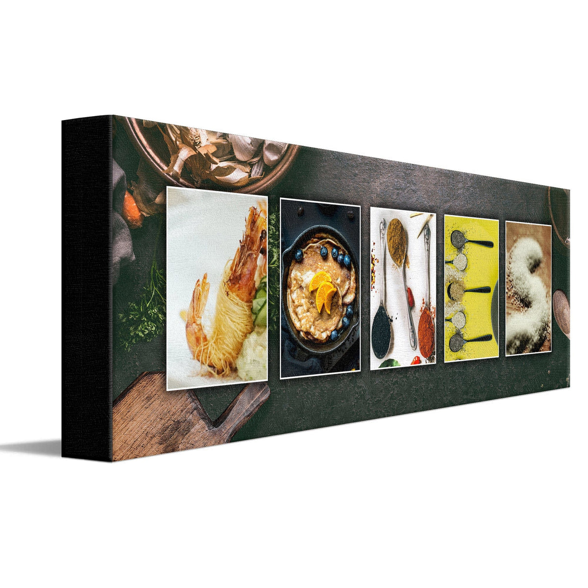 Personal-Prints art 6&quot;x18&quot; Stretched Canvas Cooking / Food Name Art