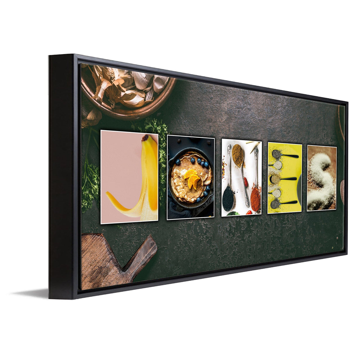 Personal-Prints art 16&quot;x32&quot; Float Framed Canvas Cooking / Food Name Art