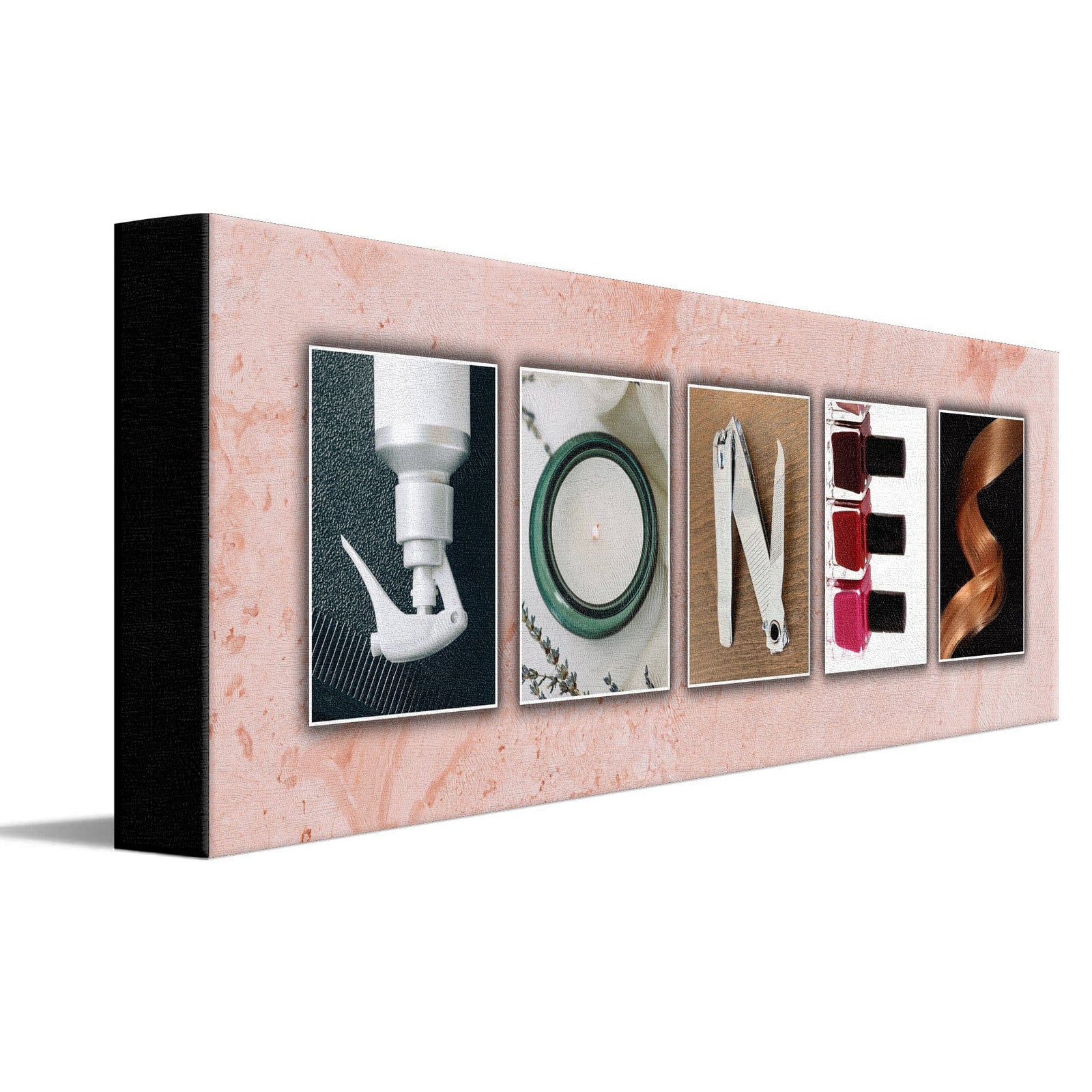 Personal-Prints art 6"x18" Stretched Canvas Cosmetology Name Art Print