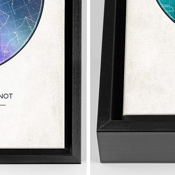 Custom Star Map - Personalized Art - Constellations in the Night Sky ...