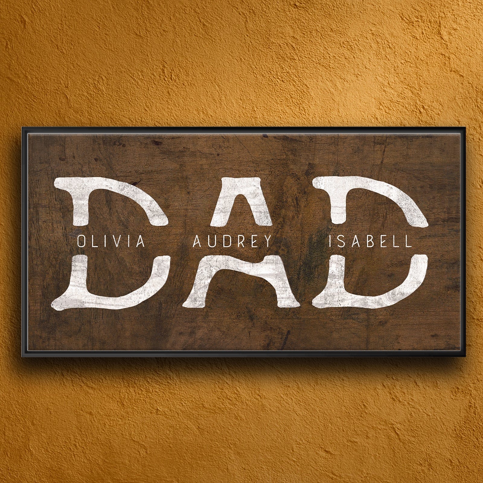Personal-Prints art Dad & Children Personalized Sign