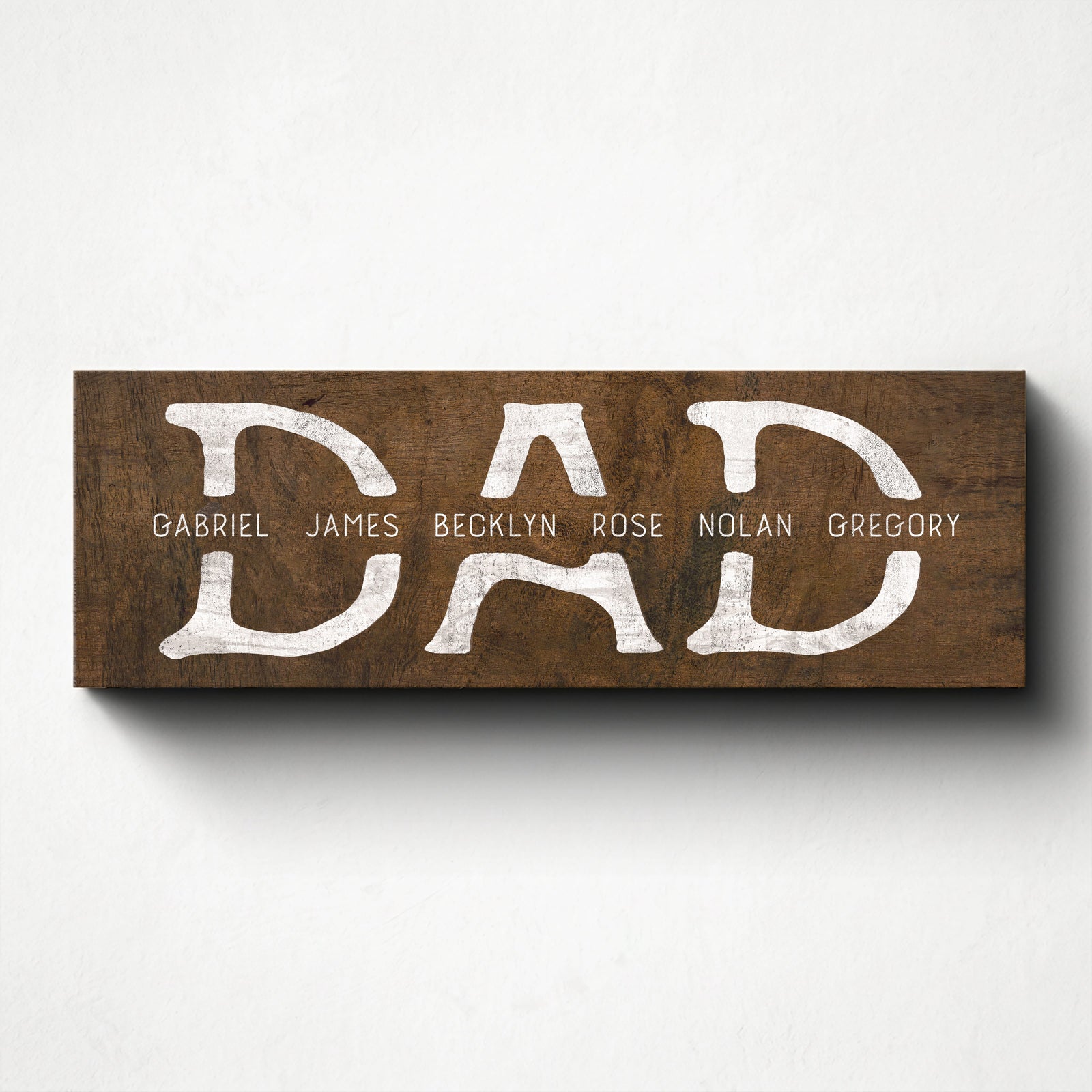 Personal-Prints art Dad & Children Personalized Sign