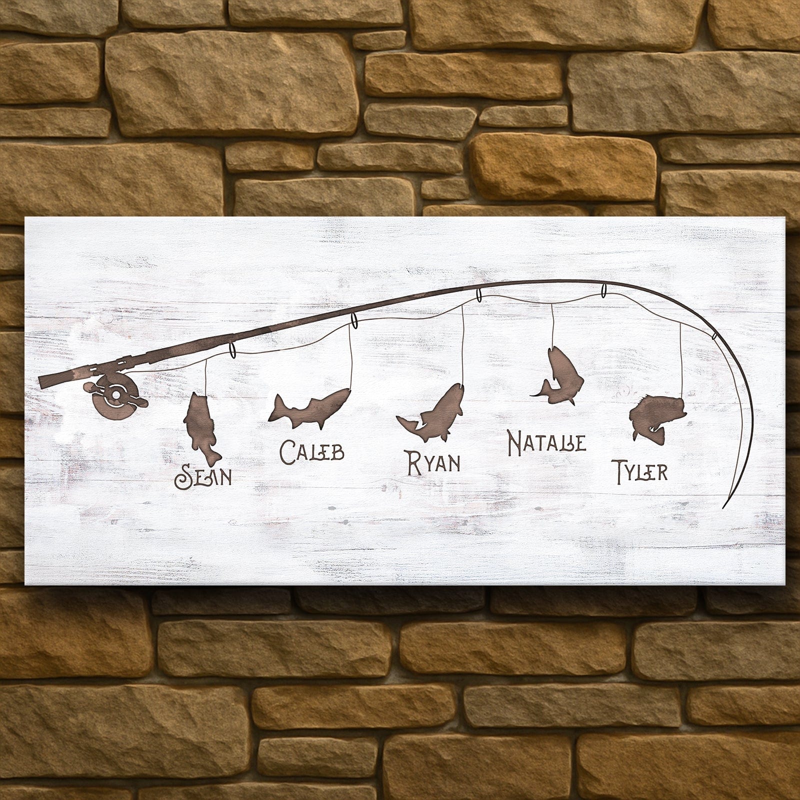 Personal-Prints art 16"x32" Stretched Canvas Dad's Keepers