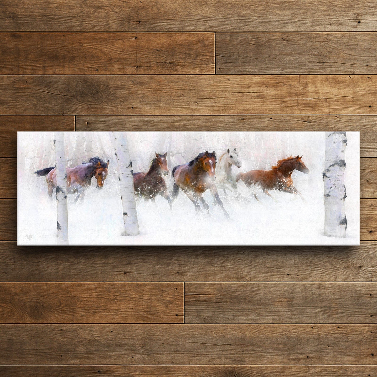 Personal-Prints art 10&quot;x30&quot; Stretched Canvas Dream Catchers