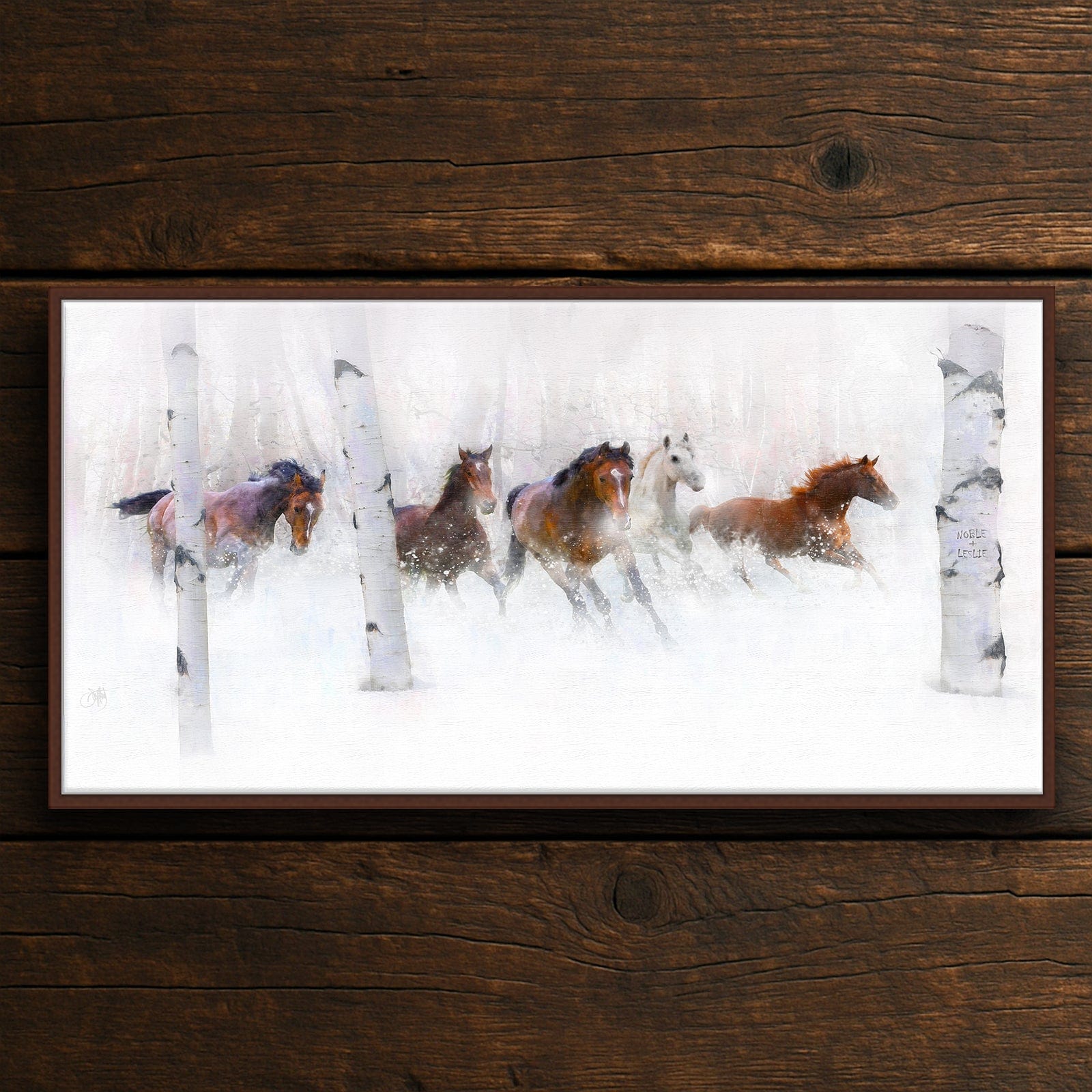 Personal-Prints art 16"x32" Float Framed Canvas Dream Catchers