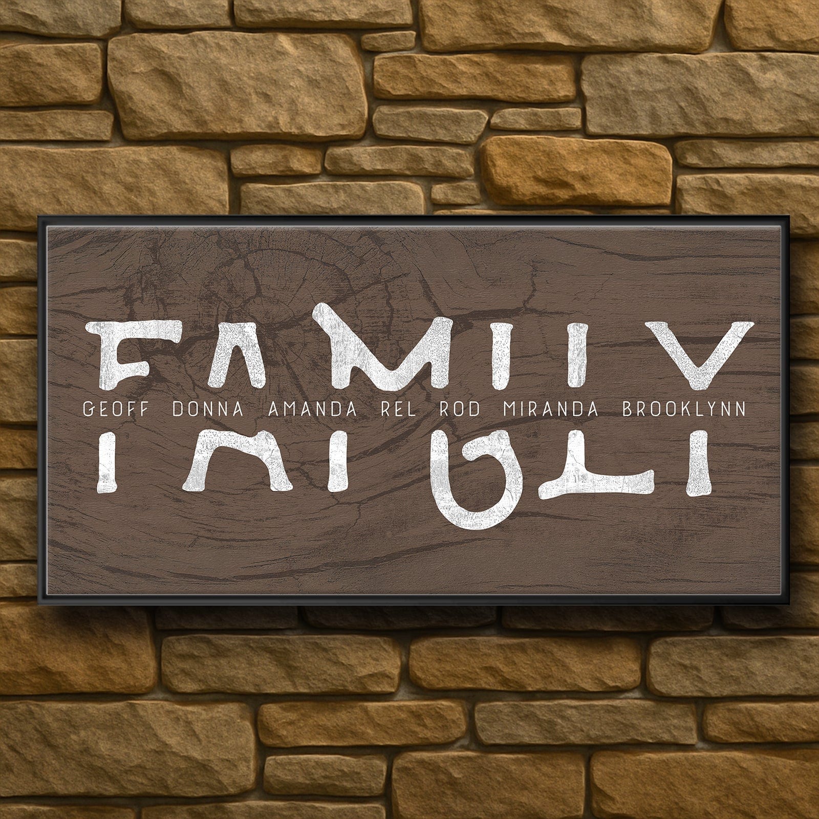 Personal-Prints art 16"x32" Float Framed Canvas FAMILY & Children