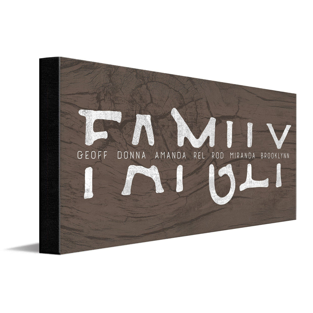 Personal-Prints art 10&quot;x30&quot; Stretched Canvas FAMILY &amp; Children