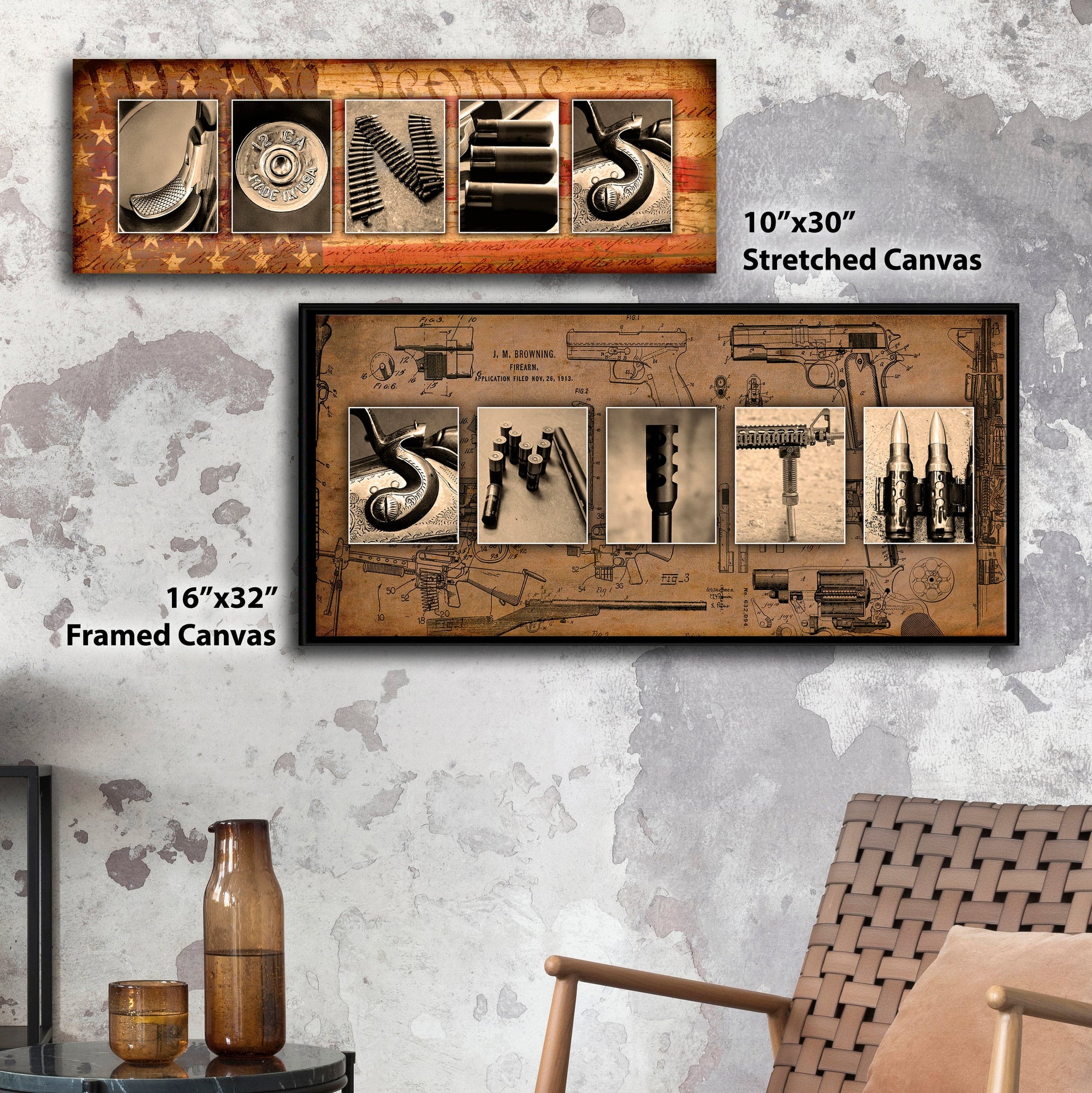 Personalized Firearm Name Art - Shop Custom Name Art Online - Personal ...