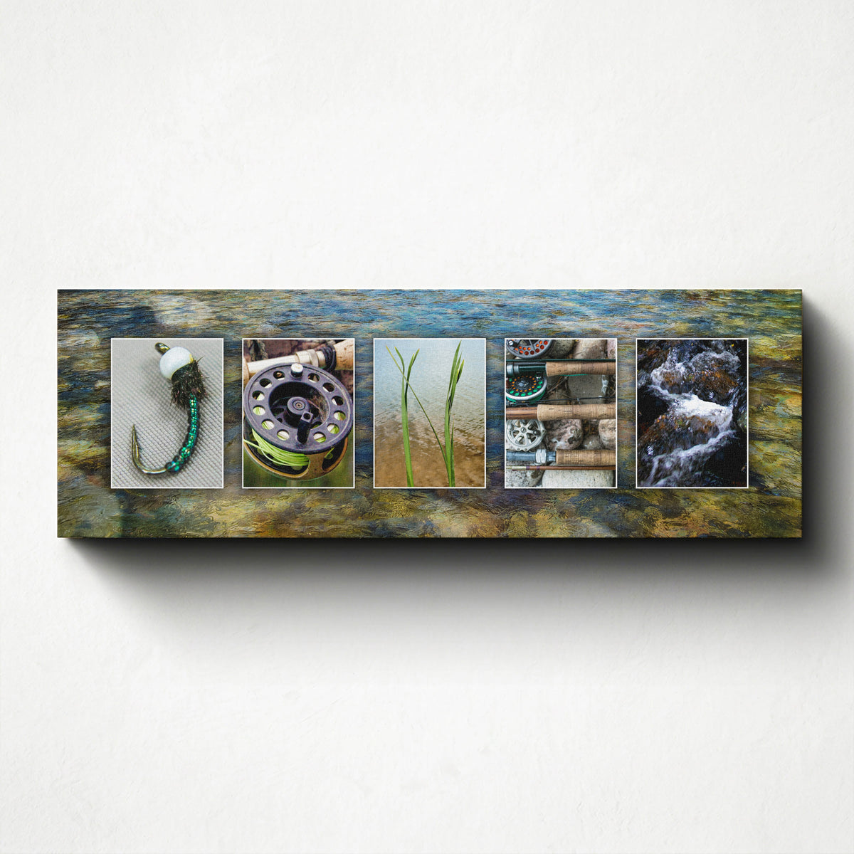 Personal-Prints art Fly Fishing Letter Name Art