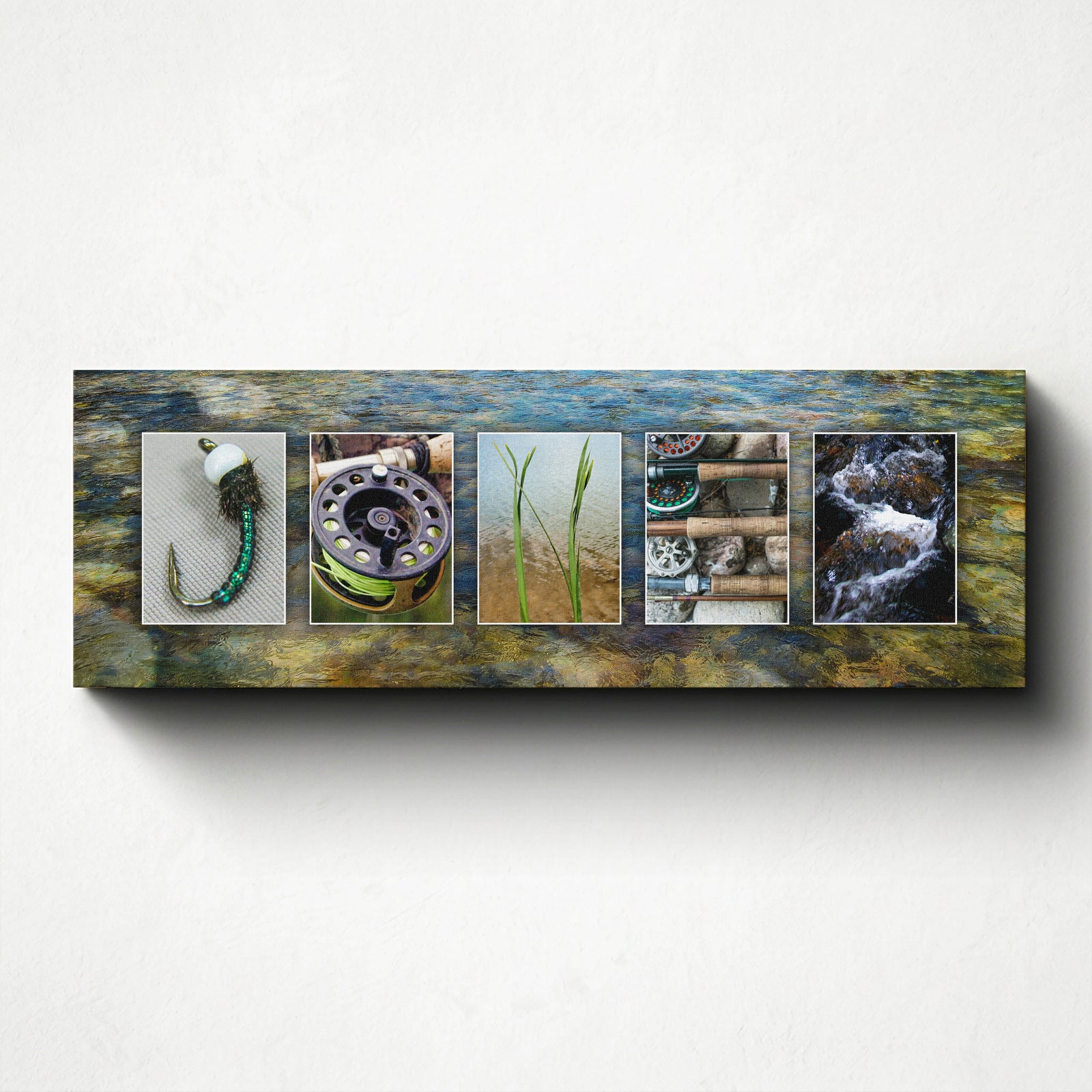 Personal-Prints art Fly Fishing Letter Name Art