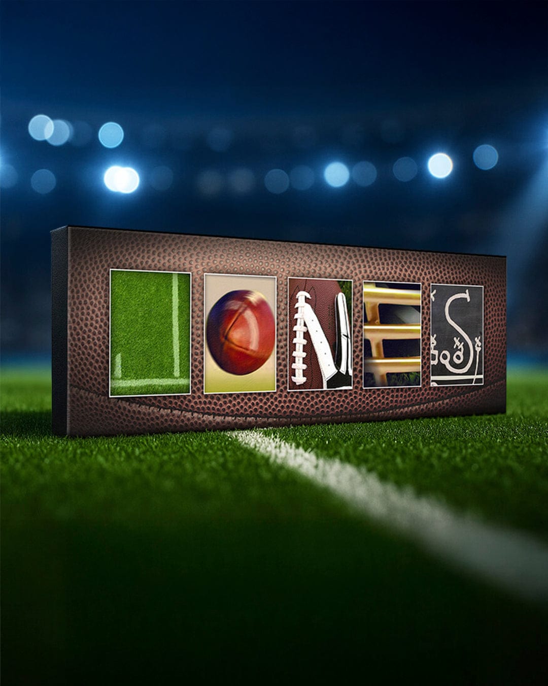 Personal-Prints art Football Letter Name Art Print
