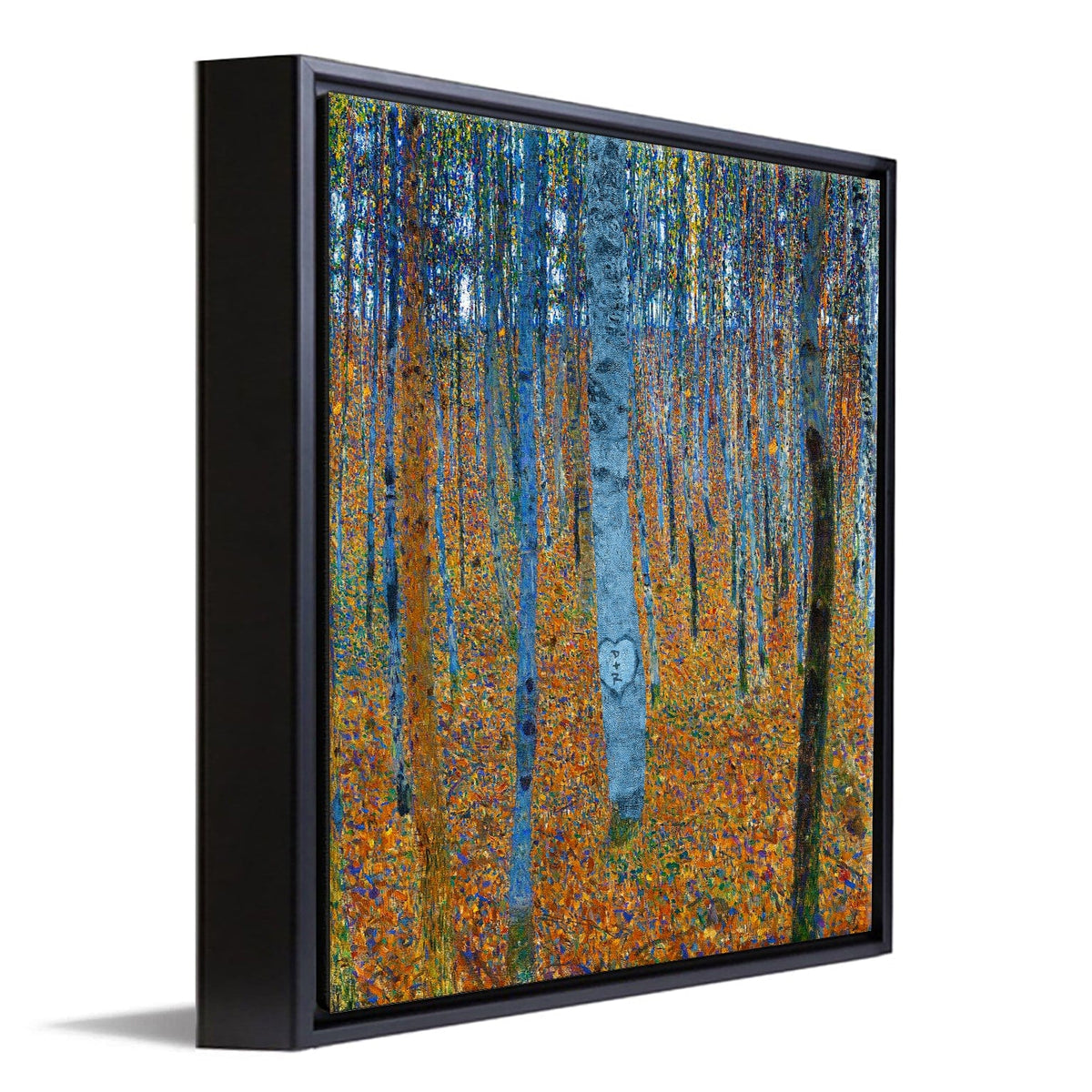 Personal-Prints art 14&quot;x14&quot; Float Framed Canvas Forest of Beech Trees