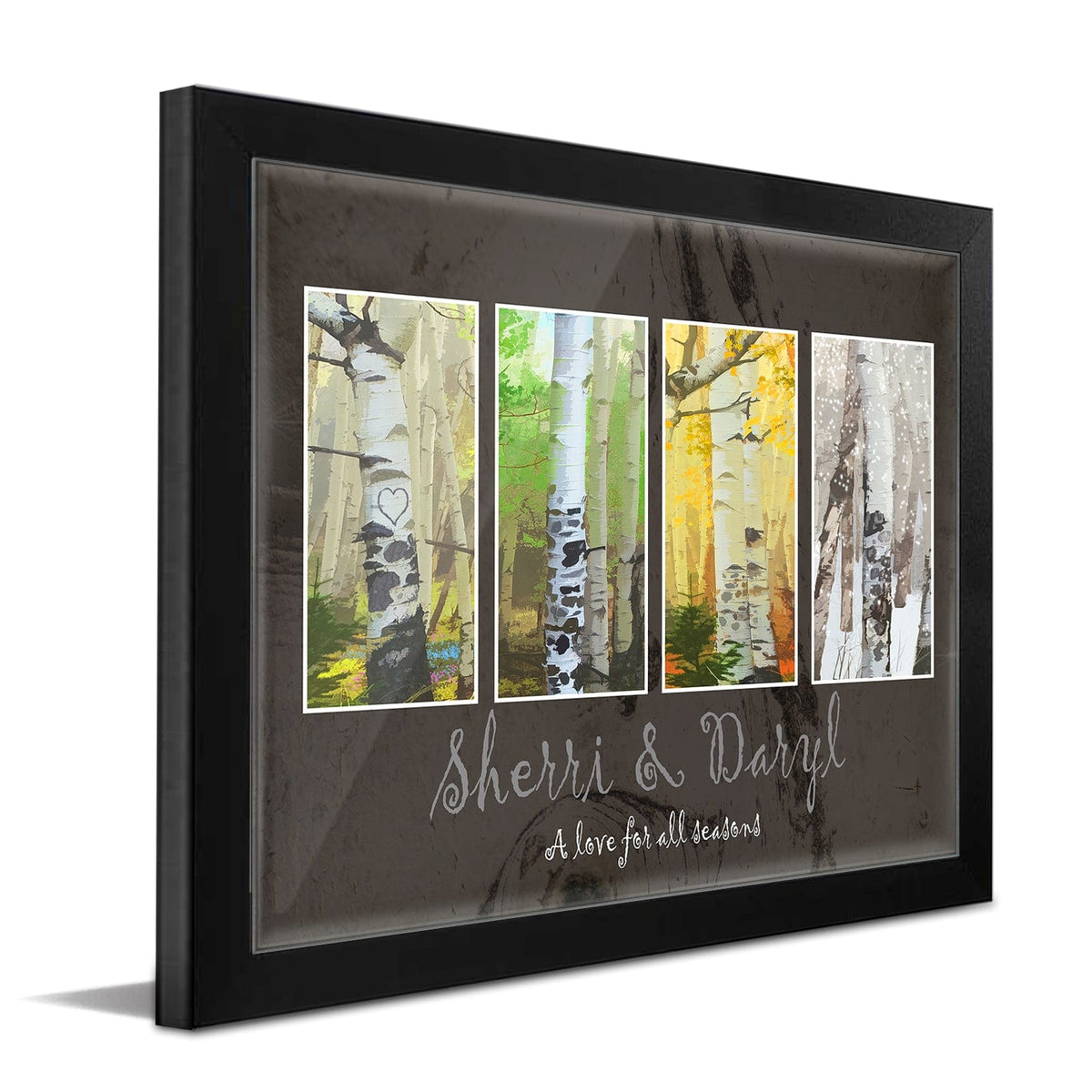 Personal-Prints art 11&quot;x14&quot; Framed Paper Print Four Seasons