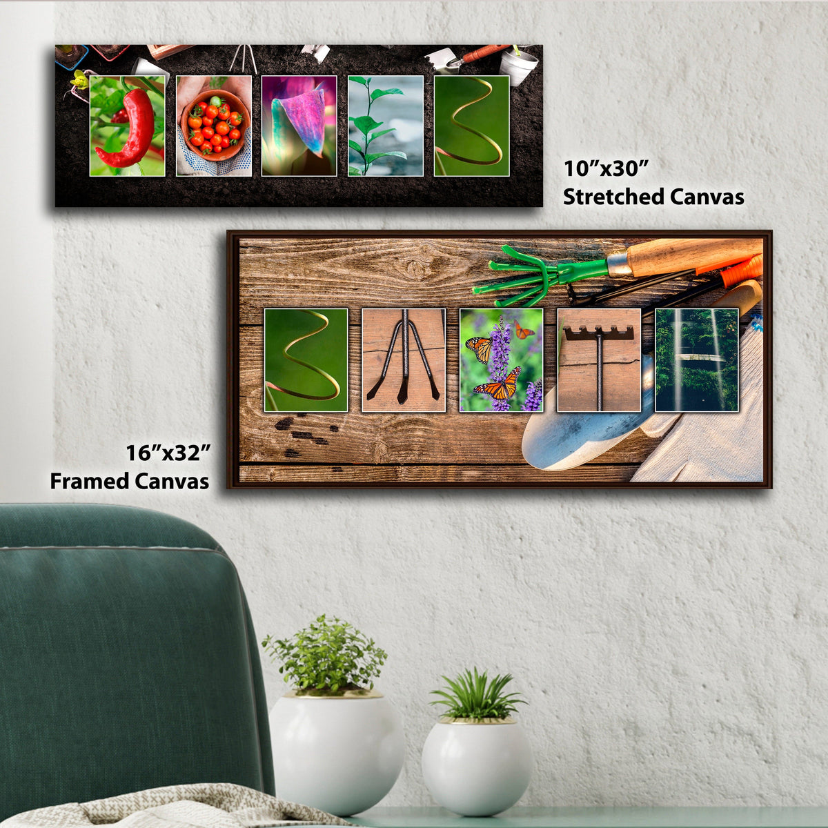 Personal-Prints art Gardening Letter Name Art Print